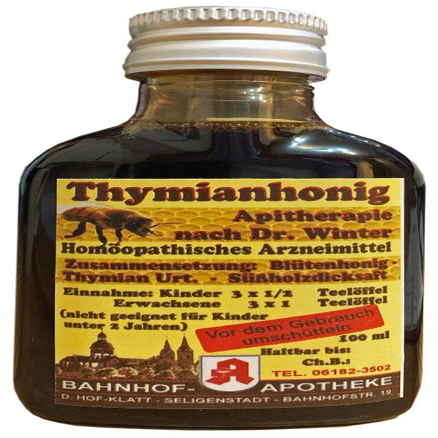 Thyme Honey, 100 ml – Traditional German Natural Remedy