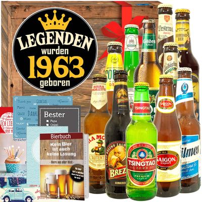 Legends 1963: World & German Beers Gift Set for Men