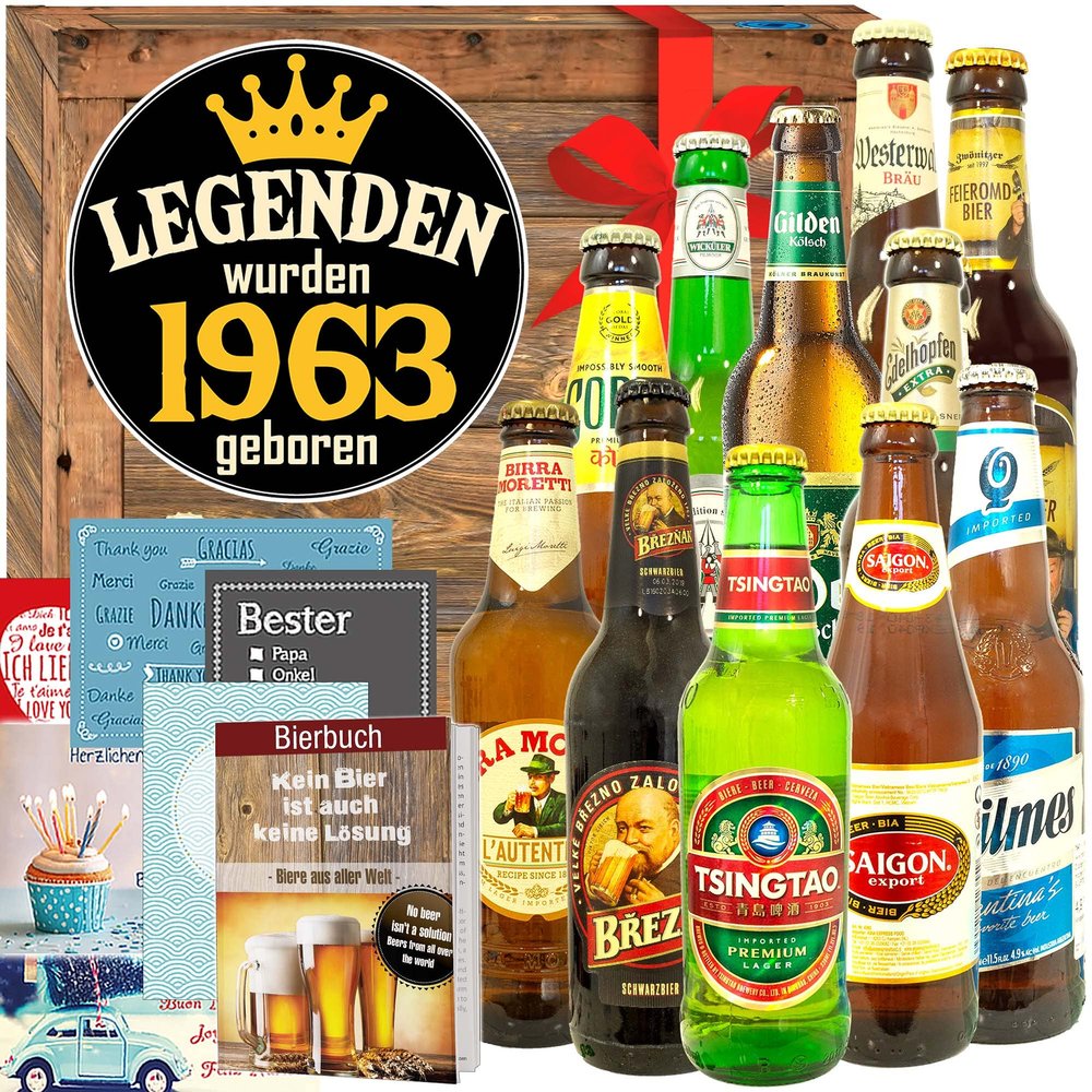 Legends 1963: World & German Beers Gift Set for Men