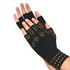 Magnetic Compression Gloves, Fingerless, 1 Pair Black view 1