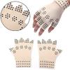 Magnetic Compression Gloves, Fingerless, 1 Pair Black view 3