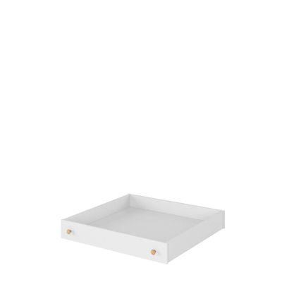 Furniture24 Story SO9 Bed Drawer, White/Nash Oak