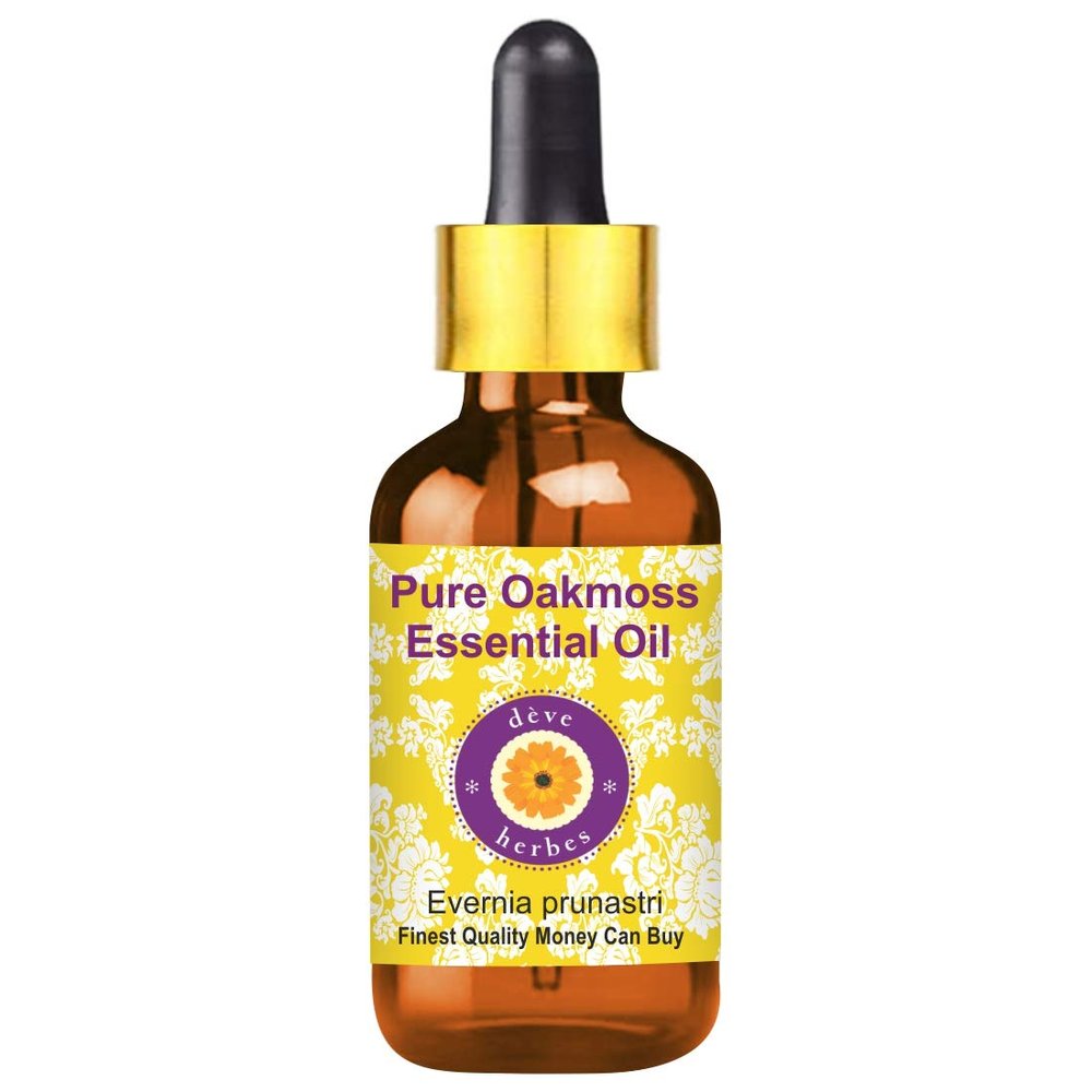 Deve Herbes Pure Oakmoss Essential Oil, 30 ml (1 oz)