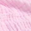 G-Tree 100% Cotton Muslin Baby Blanket and Towel, 6-Layer, Pink, 41 x 41 in view 3