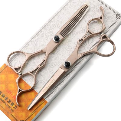 HEMATITE 440C Hollow-Handle Hairdressing Scissors, 6 in