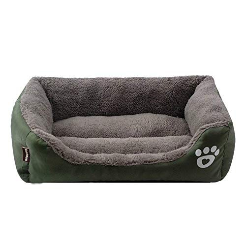 Mooyii Reversible Dog Bed, Army Green, S–XXXL