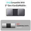 TUDIA Leather Magnetic Ultra-Slim Protective Case for KardiaMobile ECG Heart Monitor, Blue view 2