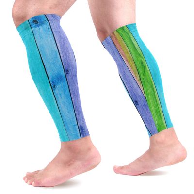 EZIOLY Sports Calf Compression Sleeves for Running, Cycling, Maternity & Travel