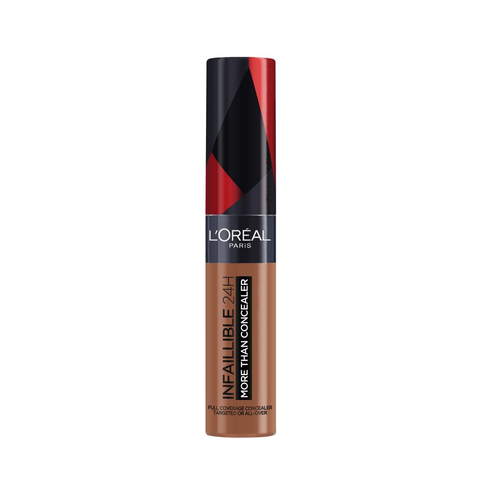 L'Oréal Paris Infaillible More Than Concealer, Full-Coverage Finish, Up to 16H Wear, 338 Honey, 11 ml