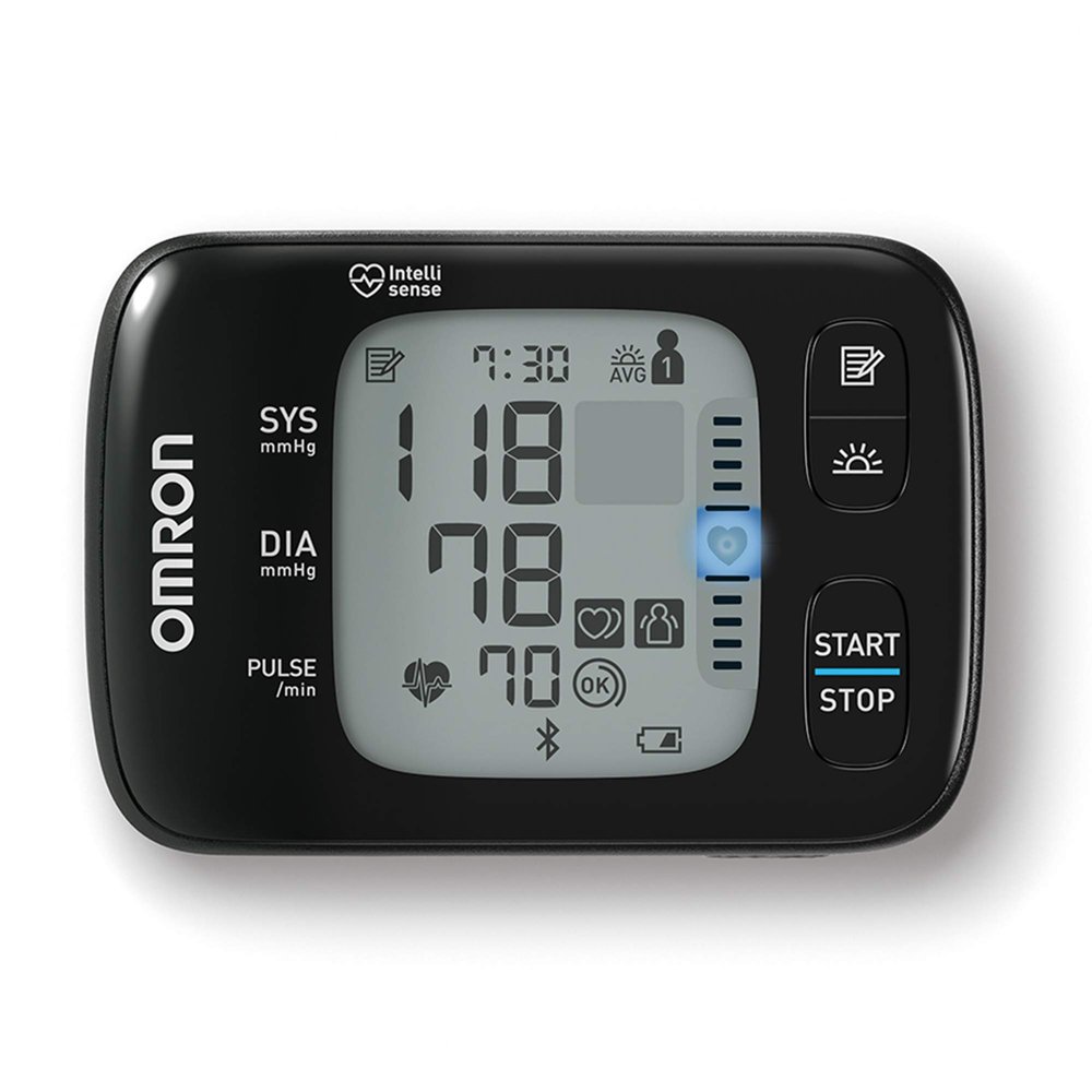 OMRON RS7 Intelli IT Digital Wrist Blood Pressure Monitor with Bluetooth
