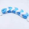 Goodplan Blue and White Mesh Bath Sponge Strap, 1 Piece view 4