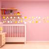 136 Wall Tattoo Dot Set, Yellow/Light Yellow - 96 Pieces - Baby and Kids’ Room Stickers view 3