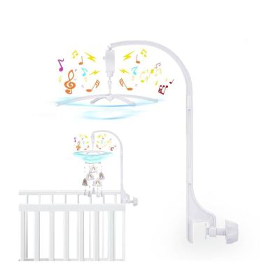 Locisne Crib Mobile Arm with Mechanical Music Box