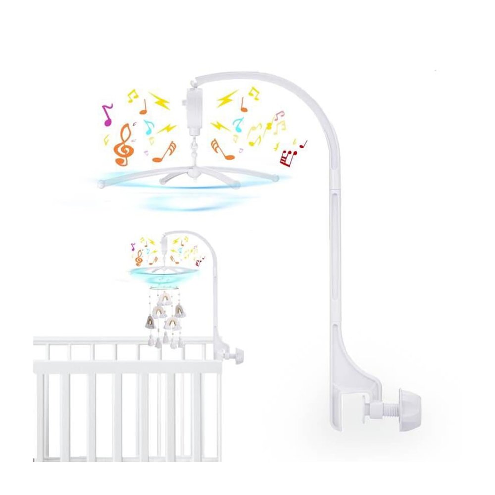 Locisne Crib Mobile Arm with Mechanical Music Box