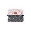 My Junior Baby Blanket Graphite Grid Grey view 1
