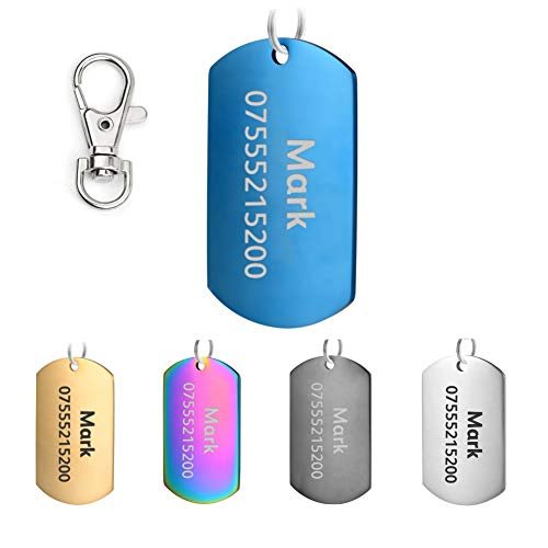 Personalized Pet ID Tag - Stainless Steel