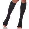Scudotex Microfiber K2 Open-Toe Compression Stocking, Black, Size 3, 1 Piece view 1