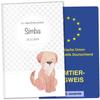 Personalized EU Pet Passport Holder view 1