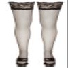 Stay-Up Stockings 8, Black view 4
