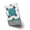 OLGS EU Pet Passport Cover, Stars Petrol, Personalized with Name and Birth Date view 1