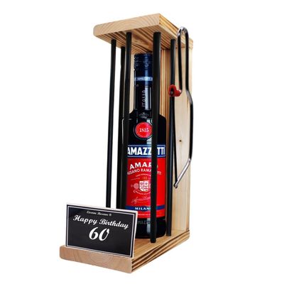 Ramazzotti 60th Birthday Gift Set – Black Edition Herbal Liqueur, 0.70 L