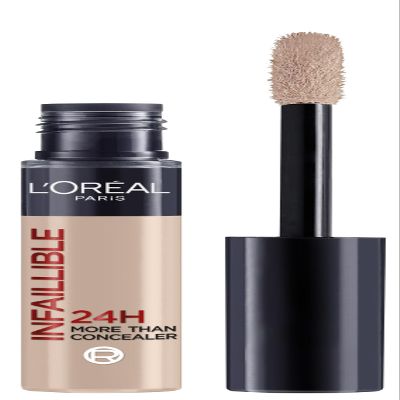 L'Oréal Paris Infaillible More Than Concealer, Full-Coverage Finish, Up to 16H Wear, 323 Fawn, 11 ml