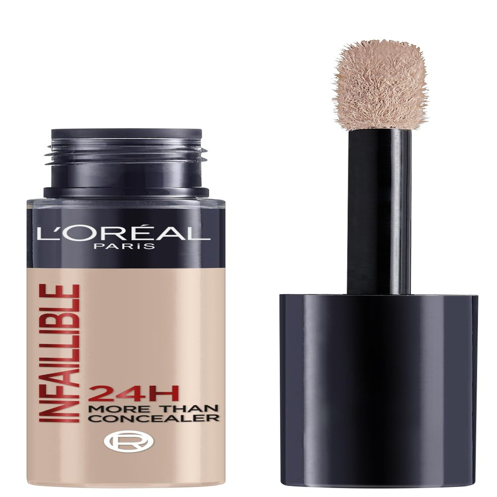 L'Oréal Paris Infaillible More Than Concealer, Full-Coverage Finish, Up to 16H Wear, 323 Fawn, 11 ml