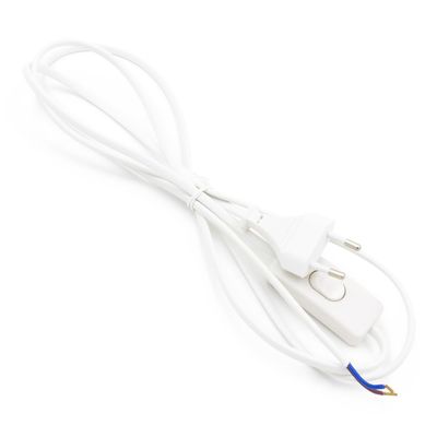 Terra Exotica Euro Plug with Switch 1.8 m (Power Cable) - Various Colors (White)