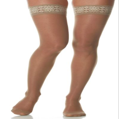SCUDOTEX Self-Supporting Compression Stockings, 180 Denier, 23–26 mmHg, Daino, Size 5