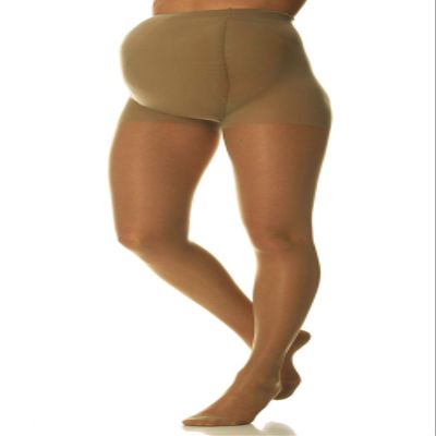 SCUDOTEX Maternity Compression Pantyhose, 140 Denier, Knitted, Medium-to-Strong Compression, 19–22 Hg, Visone, Size 3