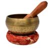 juanxian Feng Shui Handcrafted Copper Buddha Singing Bowl, Alms Bowl for Yoga and Meditation, with Mallet, W3919, 4 in view 2