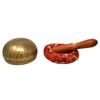 juanxian Feng Shui Handcrafted Copper Buddha Singing Bowl, Alms Bowl for Yoga and Meditation, with Mallet, W3919, 4 in view 4