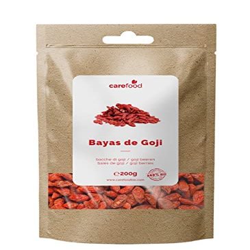 Carefood Organic Goji Berries – 100% Natural Dried Fruit, No Added Sugar, Vegan, 200 g