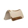 Weaver Leather Uni Adult Large Pony Wool Blend Felt Saddle Pad, 3/4 in., Tan, L x 27 in. W view 1