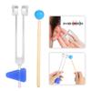 Medical Aluminum Tuning Fork, 136.1 Hz, Silver, 23 x 4 cm, with Mallet and Triangular Silicone Grip view 4