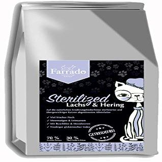 Farrado | Sterilized Fresh Salmon with Yucca & Blueberries | Sugar-Free, Grain-Free (400g)