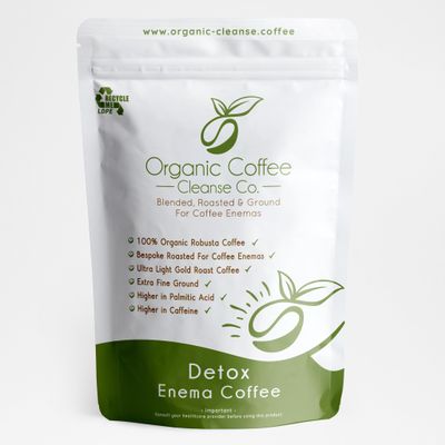 Organic Enema Coffee, Coffee Enema, 227 g (Ultra-Light Roast)