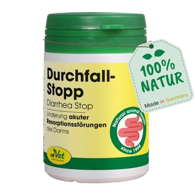 cdVet Diarrhea Stop for Dogs and Cats, 50 g – Support for Acute Gastrointestinal Complaints