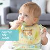 Bumkins Chewtensils Silicone Spoon and Fork Set - Sage view 3