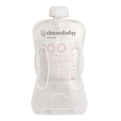 Dreambaby F555 Squeezy Friend Squeeze Pouch Protector, Transparent