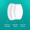 Nanobb Disposable Nursing Pads, Absorbent, Day and Night, Contoured and Leakproof, 60 Count view 2