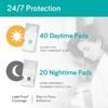 Nanobb Disposable Nursing Pads, Absorbent, Day and Night, Contoured and Leakproof, 60 Count view 3