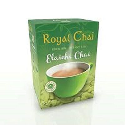 R & R Enterprises Instant Cardamom Chai Tea, Sweetened, 10 Servings, 2.5 g