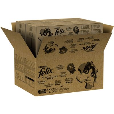 Felix As Good As It Looks Wet Cat Food, Mixed Variety, 12,000 g