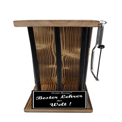 Teacher Gift – Empty Black Edition Reserve Box to Fill Yourself, Size M