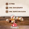 8in1 Triple Flavour Bones XS - Tasty Dog Treats with Chicken, Pork, and Beef Skin, 7 Pieces view 3