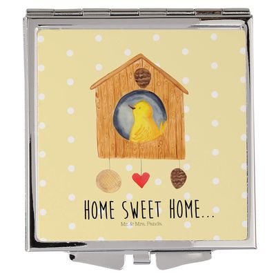Mr. & Mrs. Panda Square Compact Mirror – Birdhouse Sweet Home