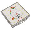 Mr. & Mrs. Panda Square Handbag Mirror, Sad Unicorn – Glitter, Makeup, Silver view 2