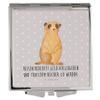 Mr. & Mrs. Panda Square Pocket Mirror, Meerkat, Silver view 1
