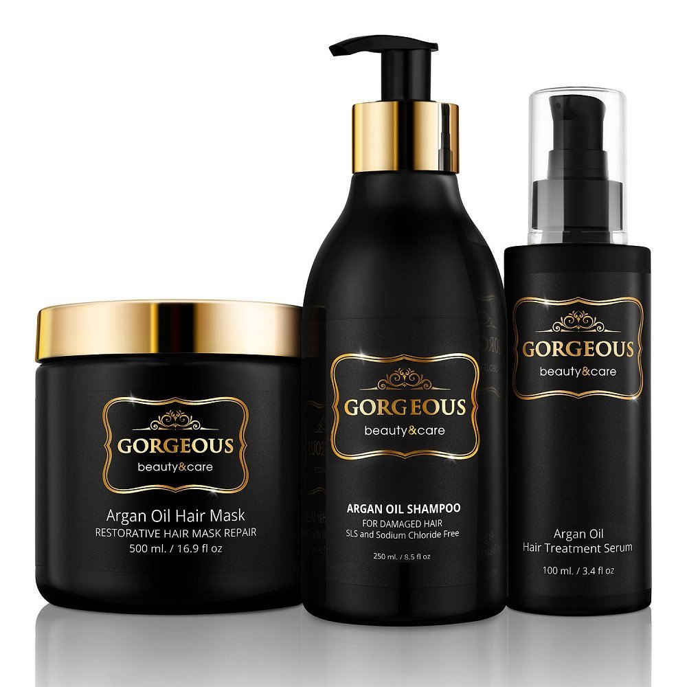Gorgeous Professional Mega Care Argan Oil, 3.4 oz